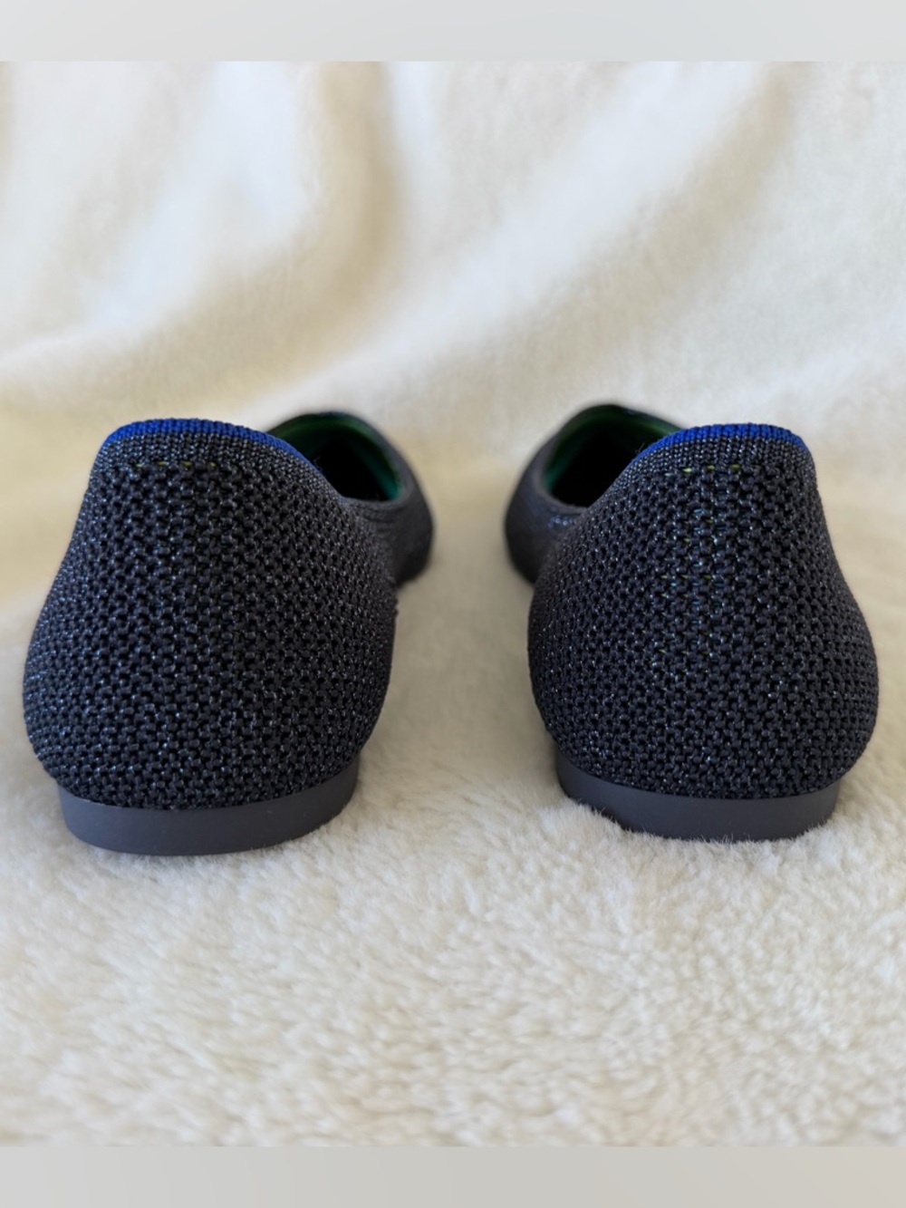 Rothy's The Point in Metallic Lattice Stitch - Navy - Retired - Size 9 - Picture 9 of 15